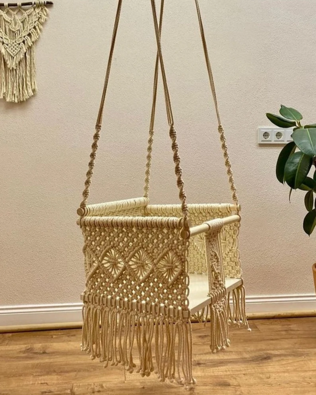 Macramé Sand Dune Toddler Swing