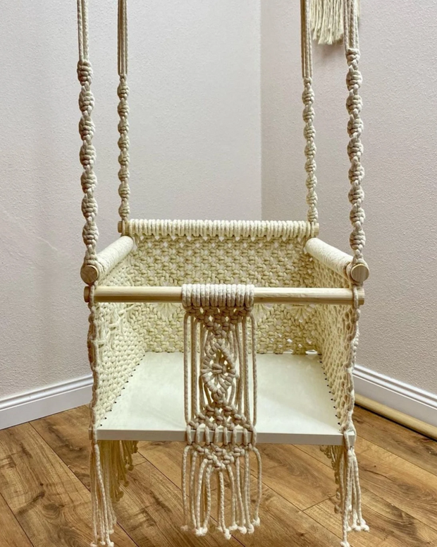 Macramé Sand Dune Toddler Swing
