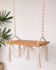 Macramé Curtain Swing