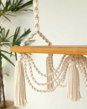 Macramé Curtain Swing