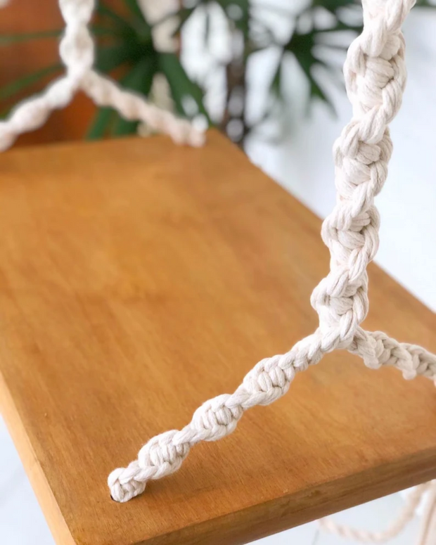 Macramé Curtain Swing