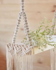 Macramé & Wooden Porch Swing