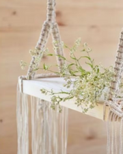 Macramé & Wooden Porch Swing