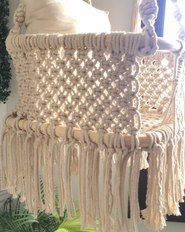 Macramé Warm Sand Toddler Swing