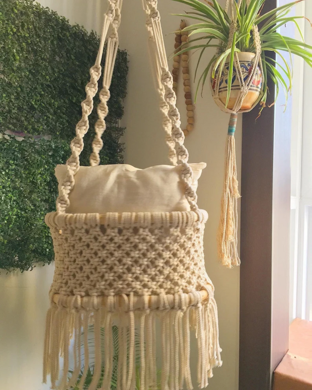 Macramé Warm Sand Toddler Swing