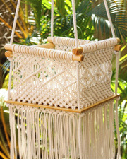 Macramé Sandstone Toddler Swing