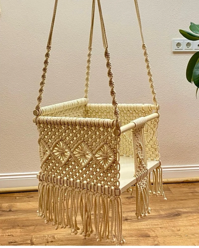 Macramé Sand Dune Toddler Swing