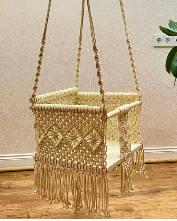 Macramé Sand Dune Toddler Swing